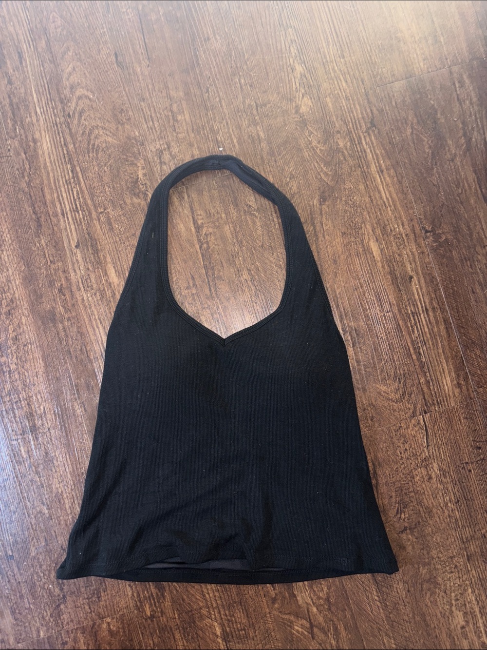Klassy Network Black Halter Crop Camisole